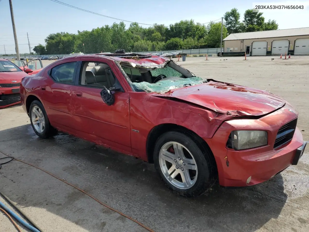 2007 Dodge Charger R/T VIN: 2B3KA53H37H656043 Lot: 63292565