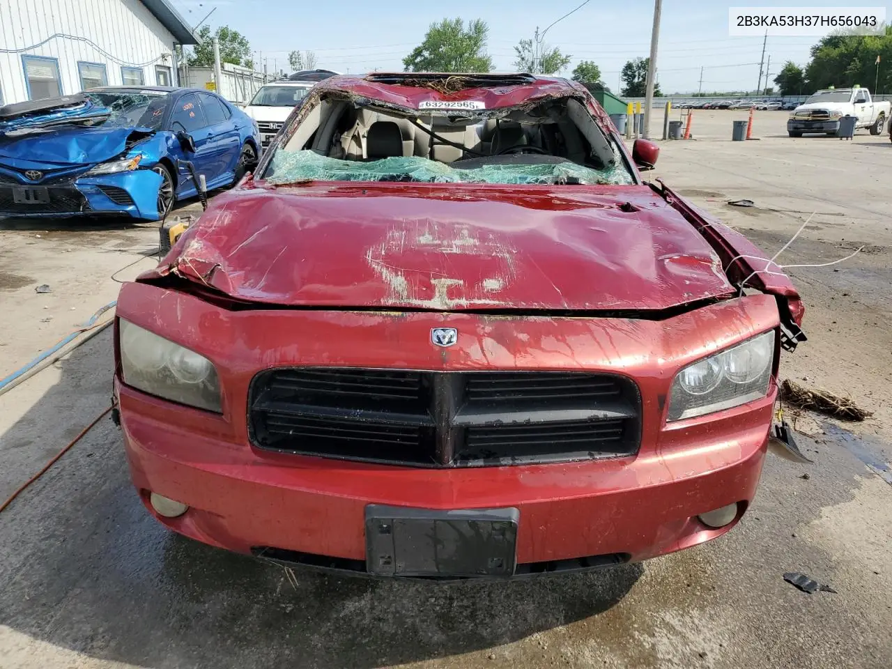 2007 Dodge Charger R/T VIN: 2B3KA53H37H656043 Lot: 63292565