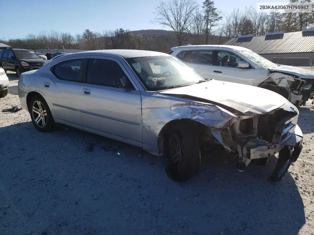 2007 Dodge Charger Se VIN: 2B3KA43G67H795987 Lot: 87891095