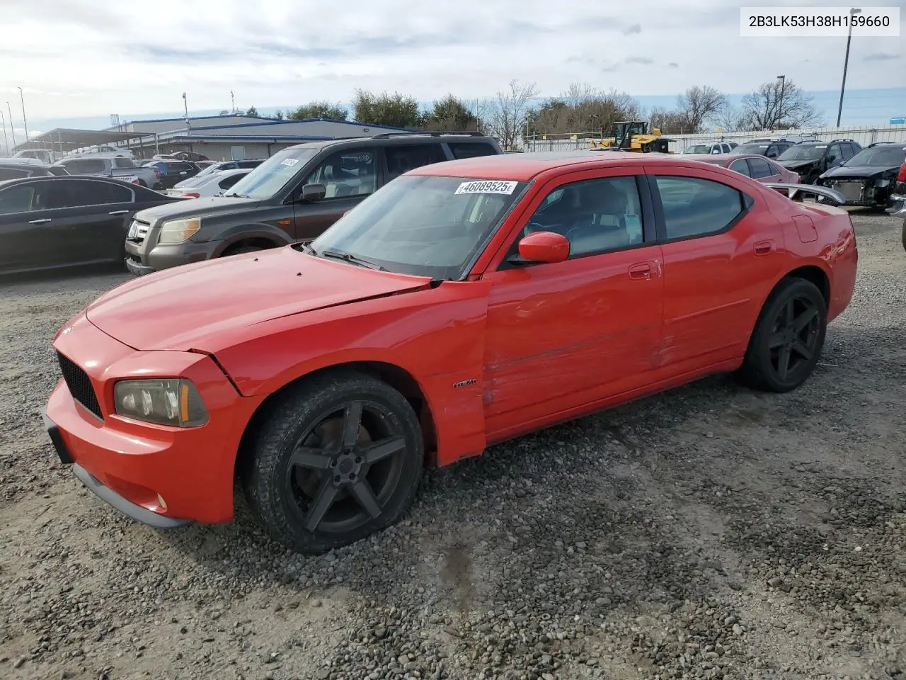 2008 Dodge Charger R/T VIN: 2B3LK53H38H159660 Lot: 46089525