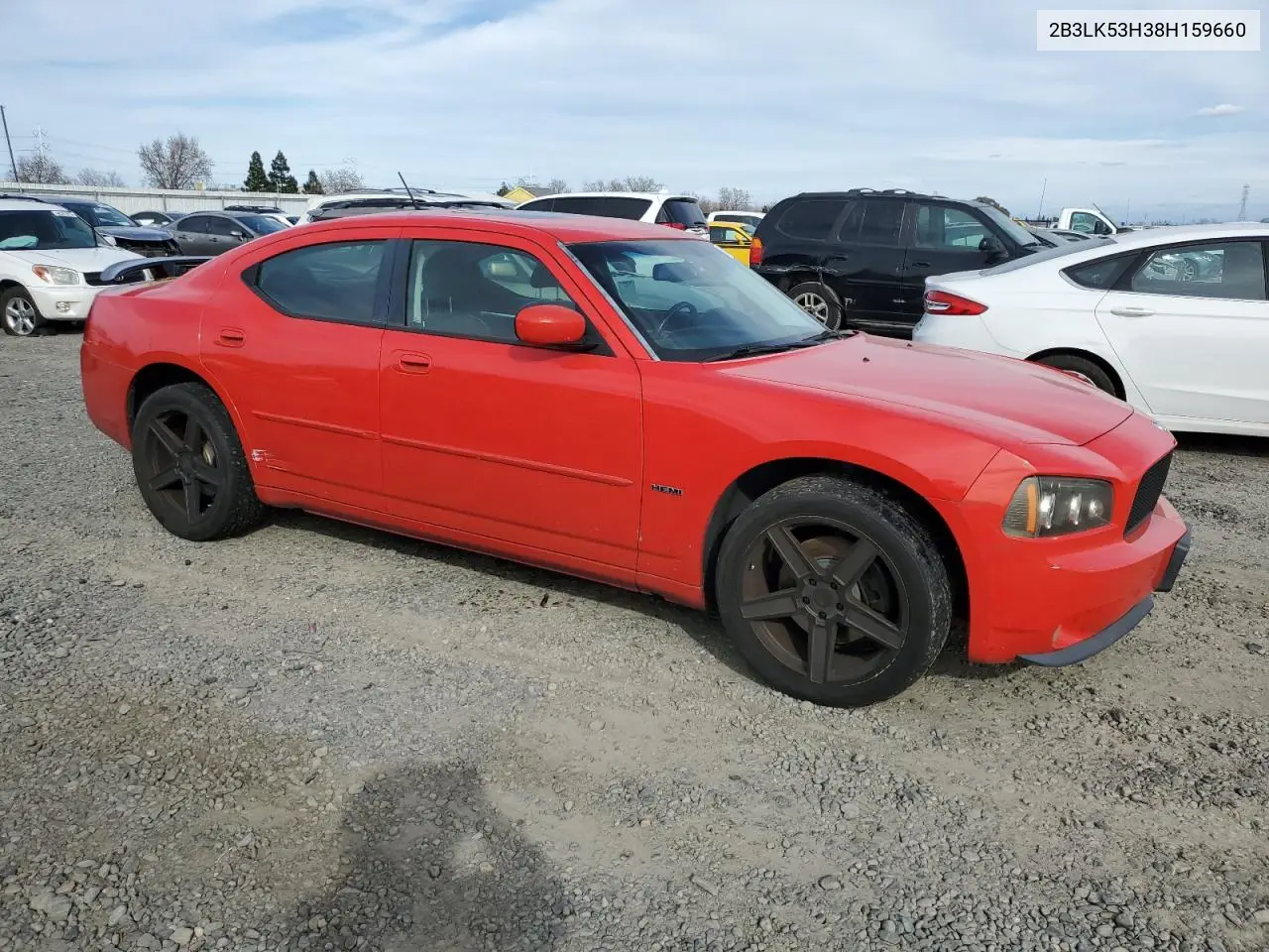 2008 Dodge Charger R/T VIN: 2B3LK53H38H159660 Lot: 46089525