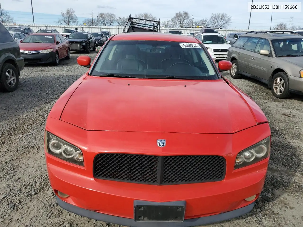 2008 Dodge Charger R/T VIN: 2B3LK53H38H159660 Lot: 46089525