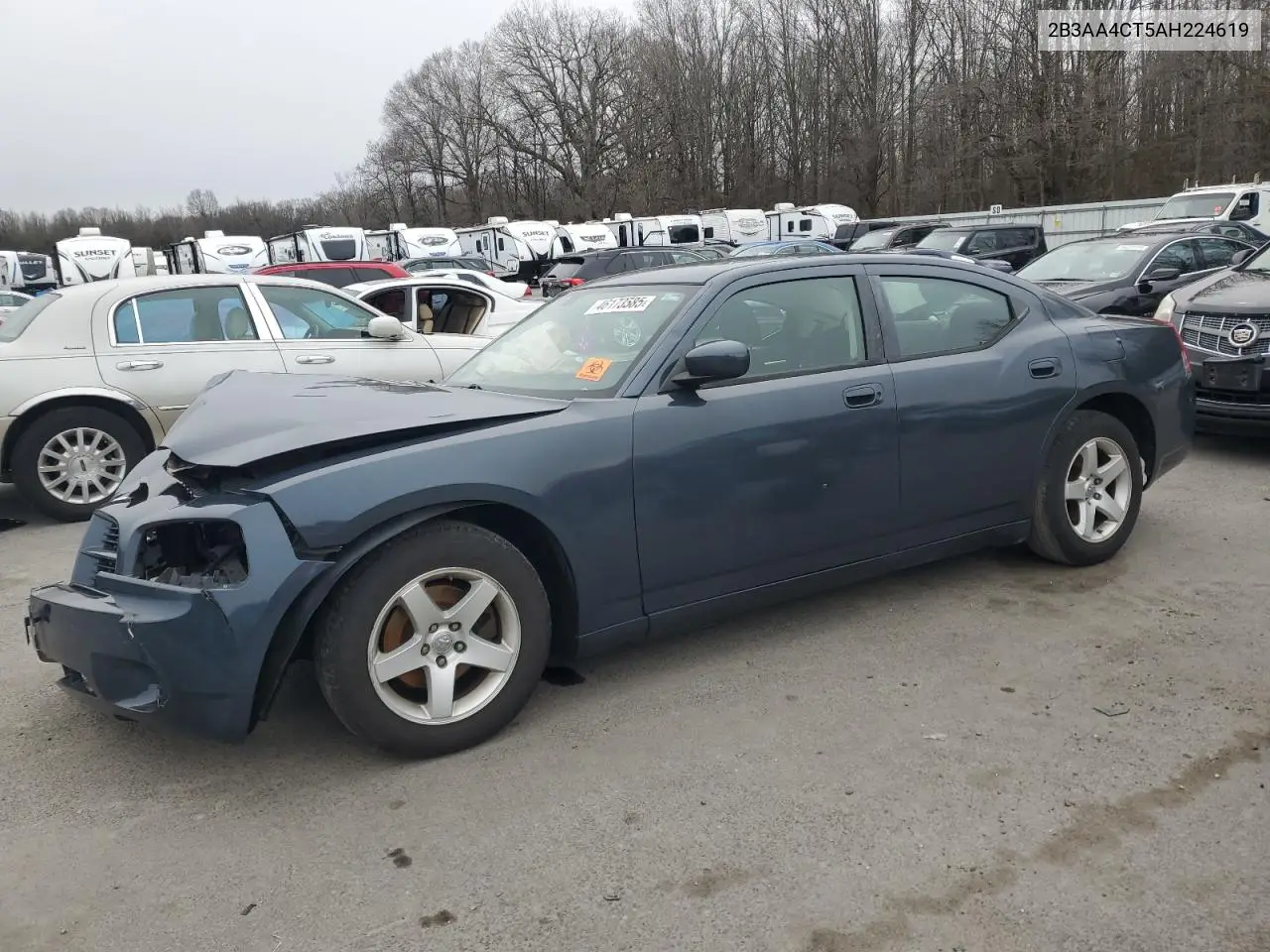 2008 Dodge Charger VIN: 2B3AA4CT5AH224619 Lot: 46173585