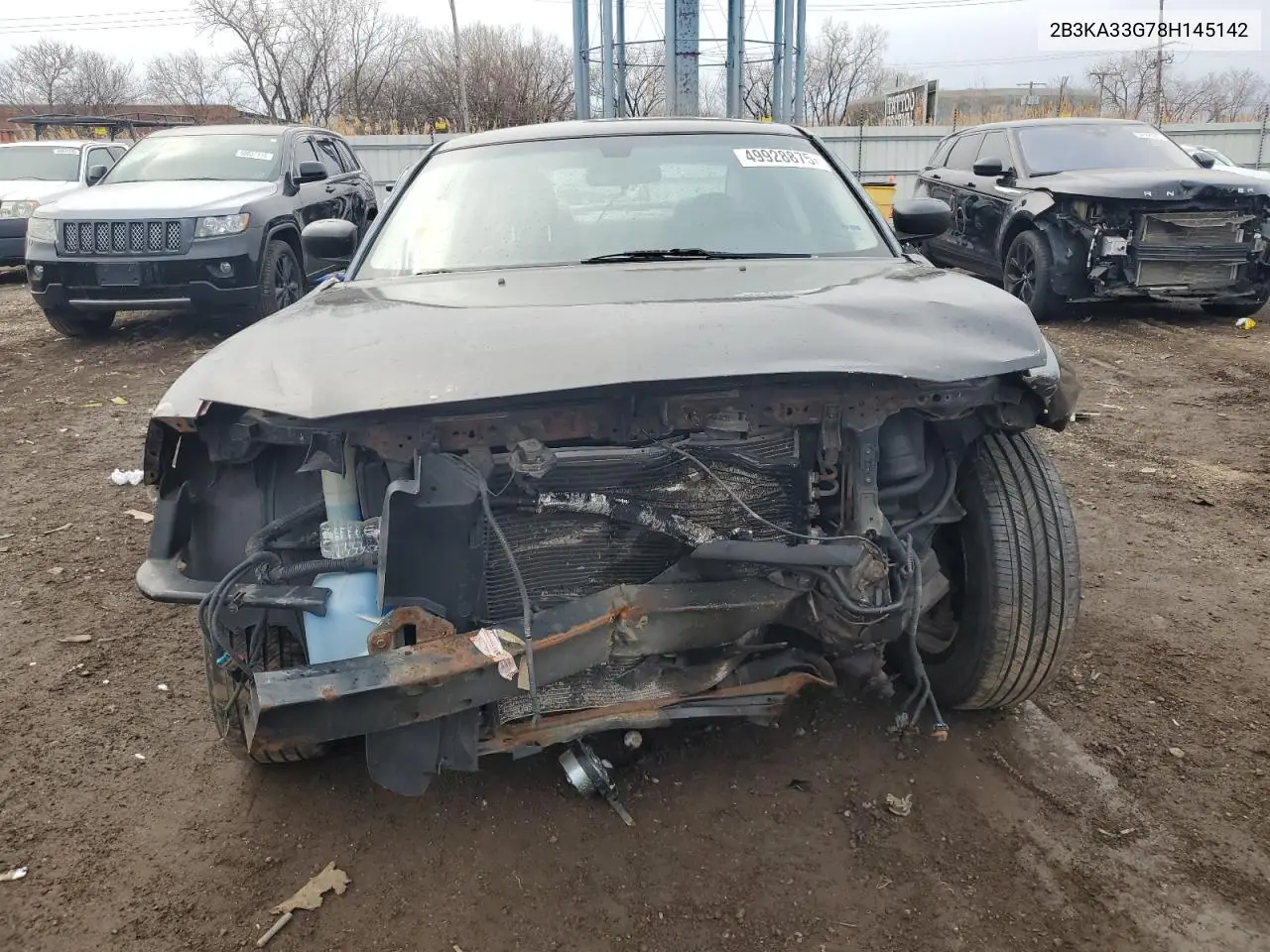 2008 Dodge Charger Sxt VIN: 2B3KA33G78H145142 Lot: 49928875