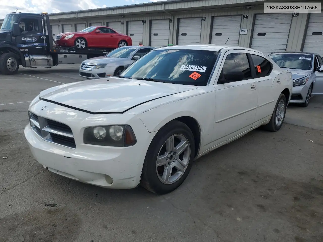 2008 Dodge Charger Sxt VIN: 2B3KA33G38H107665 Lot: 50767135