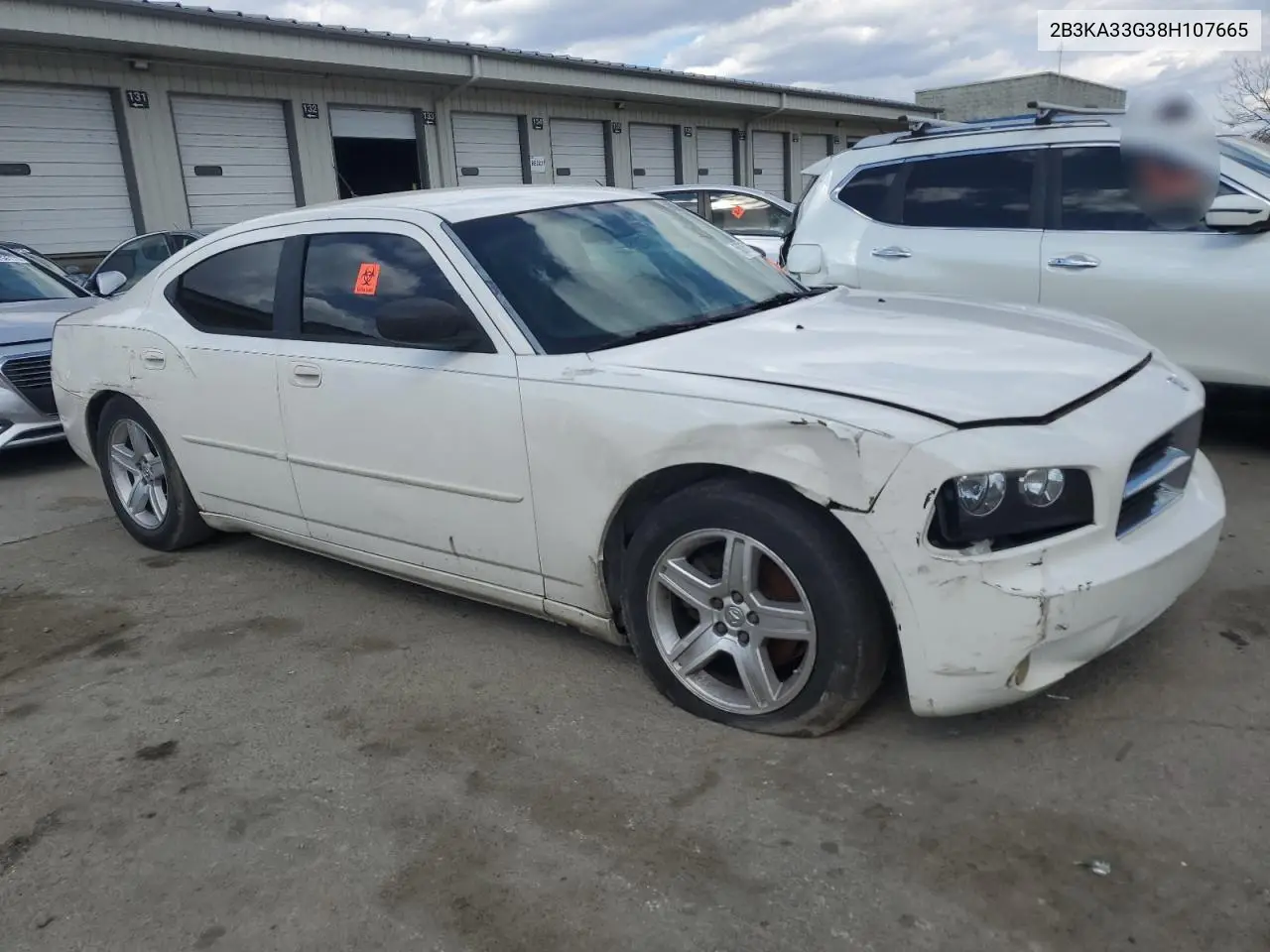 2008 Dodge Charger Sxt VIN: 2B3KA33G38H107665 Lot: 50767135
