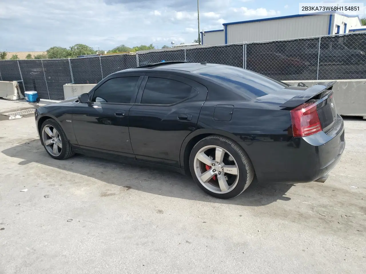 2008 Dodge Charger Srt-8 VIN: 2B3KA73W68H154851 Lot: 52675385