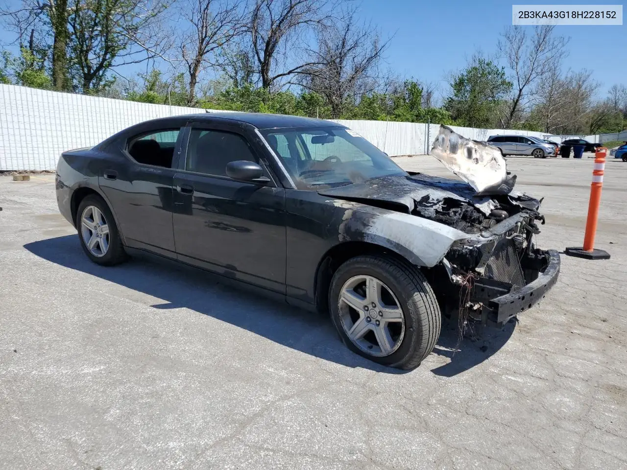 2008 Dodge Charger VIN: 2B3KA43G18H228152 Lot: 53355435