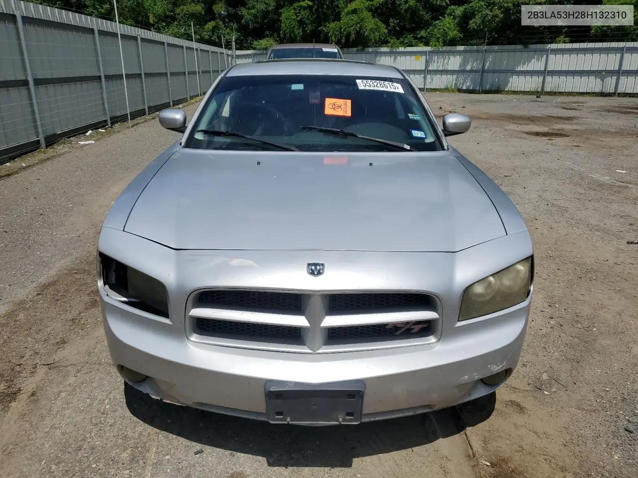 2008 Dodge Charger R/T VIN: 2B3LA53H28H132310 Lot: 55328615