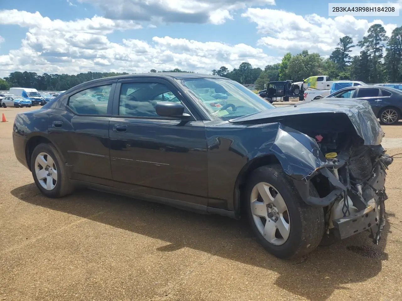 2008 Dodge Charger VIN: 2B3KA43R98H184208 Lot: 56168005