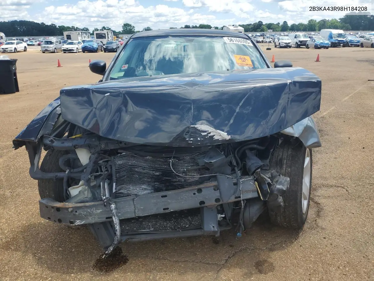 2008 Dodge Charger VIN: 2B3KA43R98H184208 Lot: 56168005