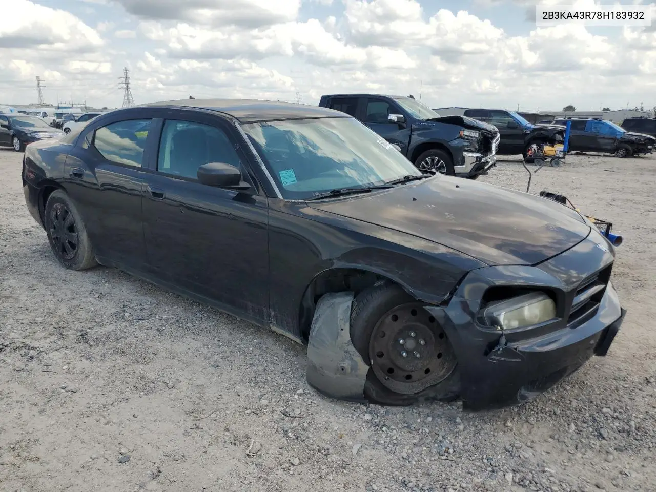 2008 Dodge Charger VIN: 2B3KA43R78H183932 Lot: 56302915