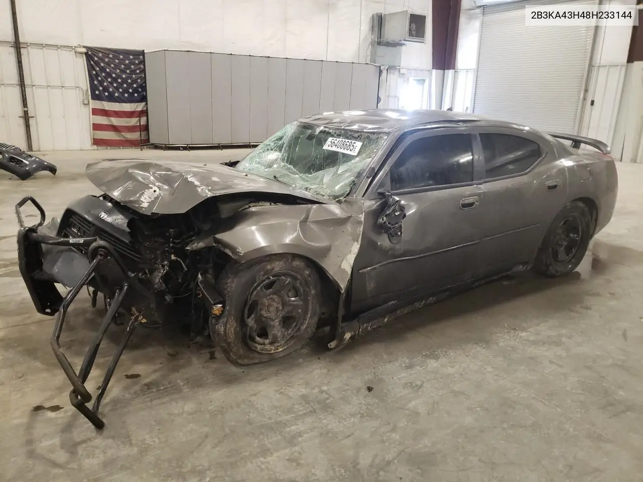 2008 Dodge Charger VIN: 2B3KA43H48H233144 Lot: 56408685