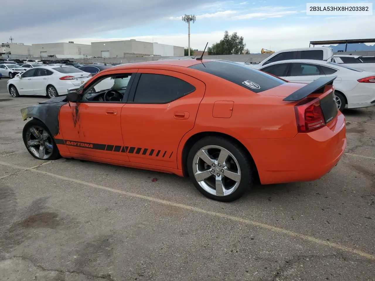 2008 Dodge Charger R/T VIN: 2B3LA53HX8H203382 Lot: 59395525