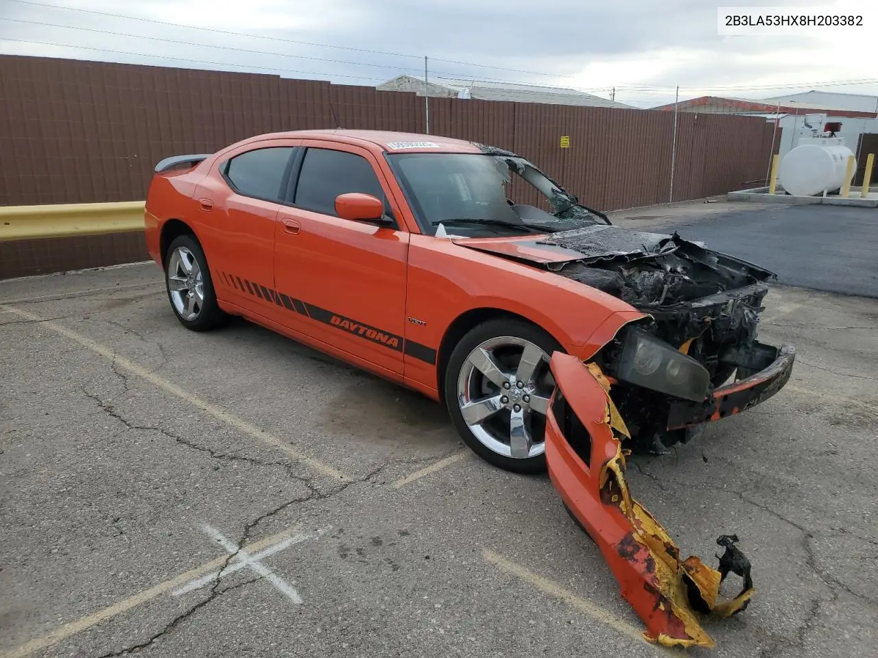 2008 Dodge Charger R/T VIN: 2B3LA53HX8H203382 Lot: 59395525