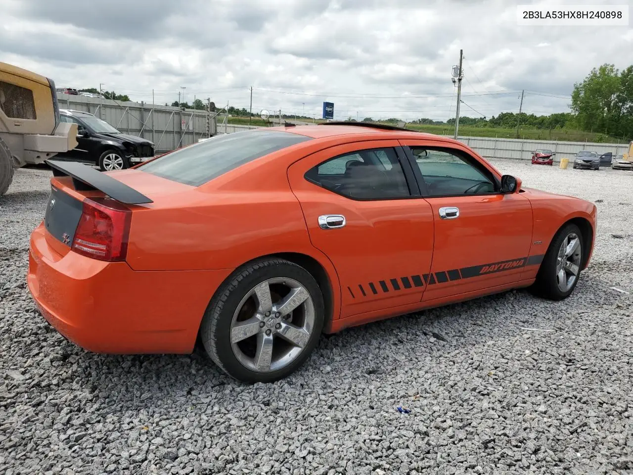 2008 Dodge Charger R/T VIN: 2B3LA53HX8H240898 Lot: 60642355