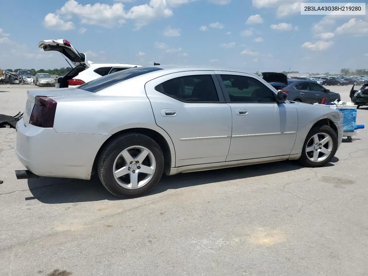 2008 Dodge Charger VIN: 2B3LA43G38H219280 Lot: 61709995
