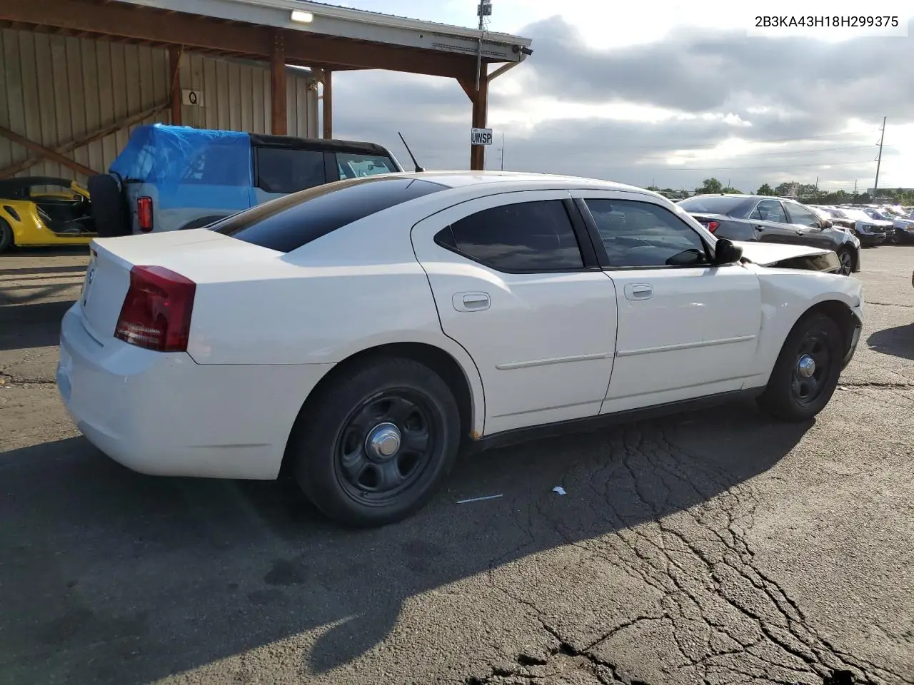 2008 Dodge Charger VIN: 2B3KA43H18H299375 Lot: 61842855