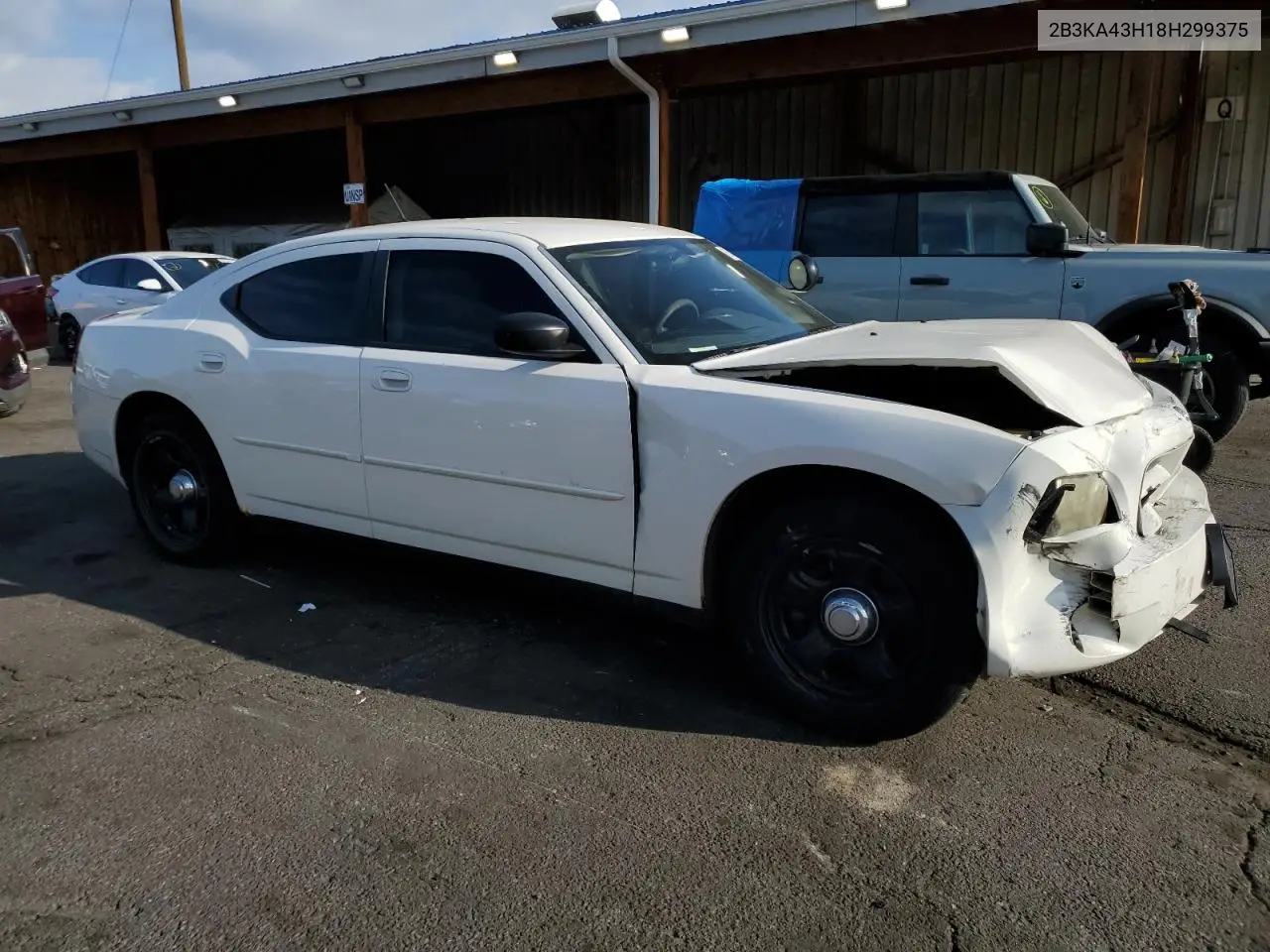 2008 Dodge Charger VIN: 2B3KA43H18H299375 Lot: 61842855