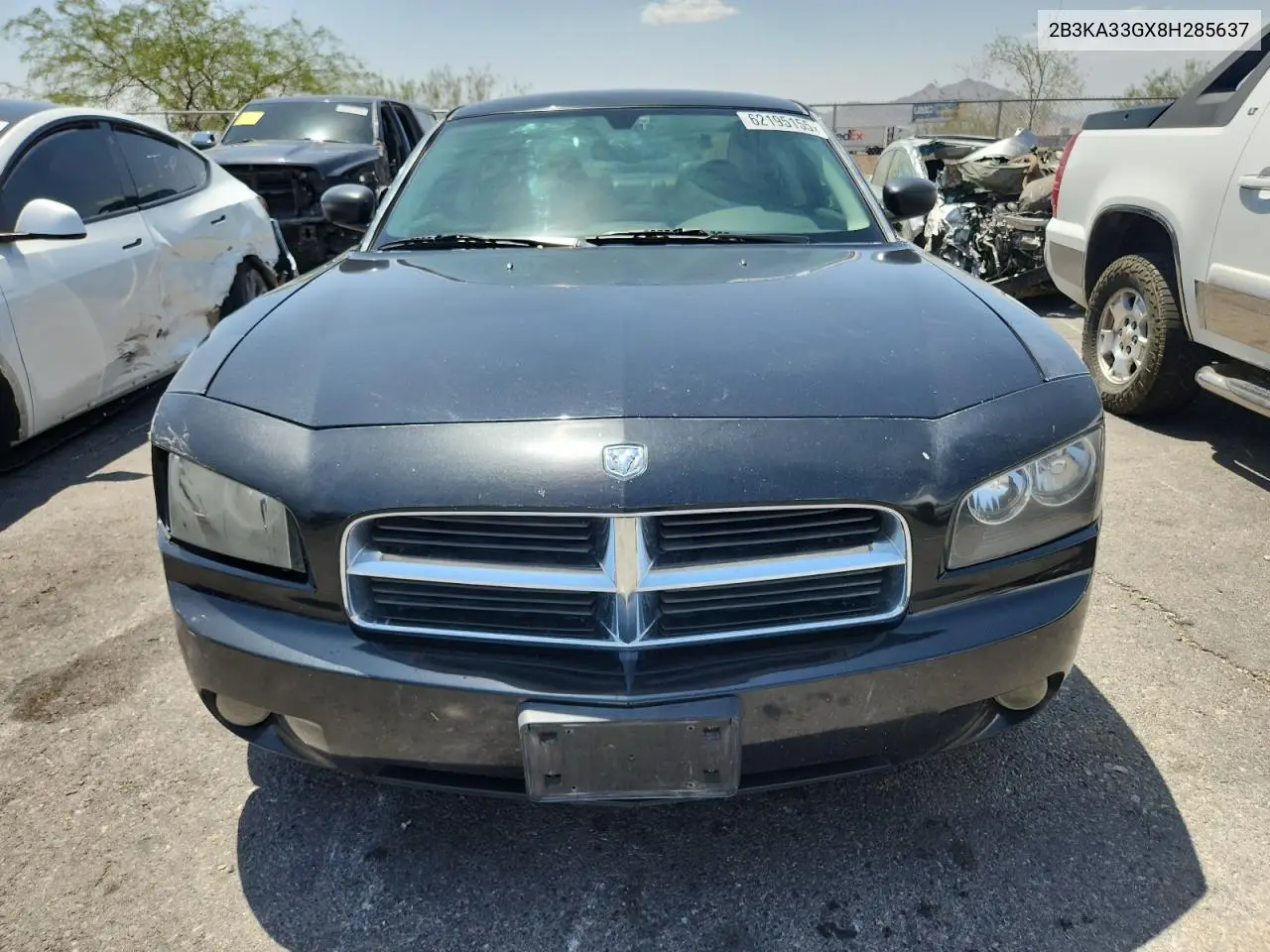 2008 Dodge Charger Sxt VIN: 2B3KA33GX8H285637 Lot: 62195155
