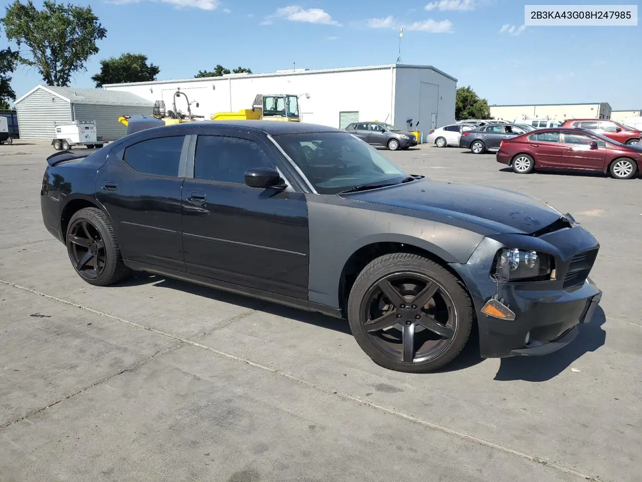 2008 Dodge Charger VIN: 2B3KA43G08H247985 Lot: 62863895