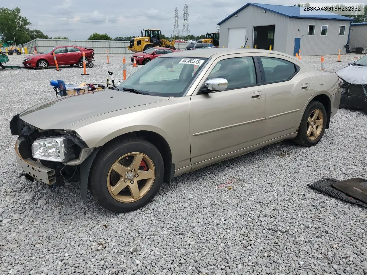 2008 Dodge Charger VIN: 2B3KA43G18H232332 Lot: 63108575
