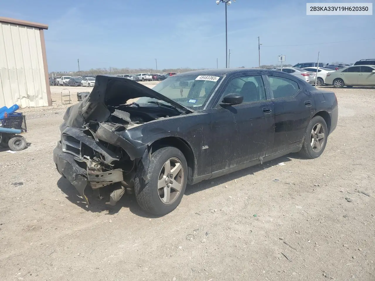 2009 Dodge Charger Sxt VIN: 2B3KA33V19H620350 Lot: 49483365