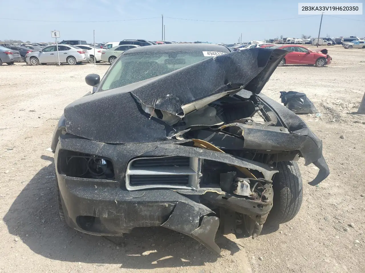2009 Dodge Charger Sxt VIN: 2B3KA33V19H620350 Lot: 49483365