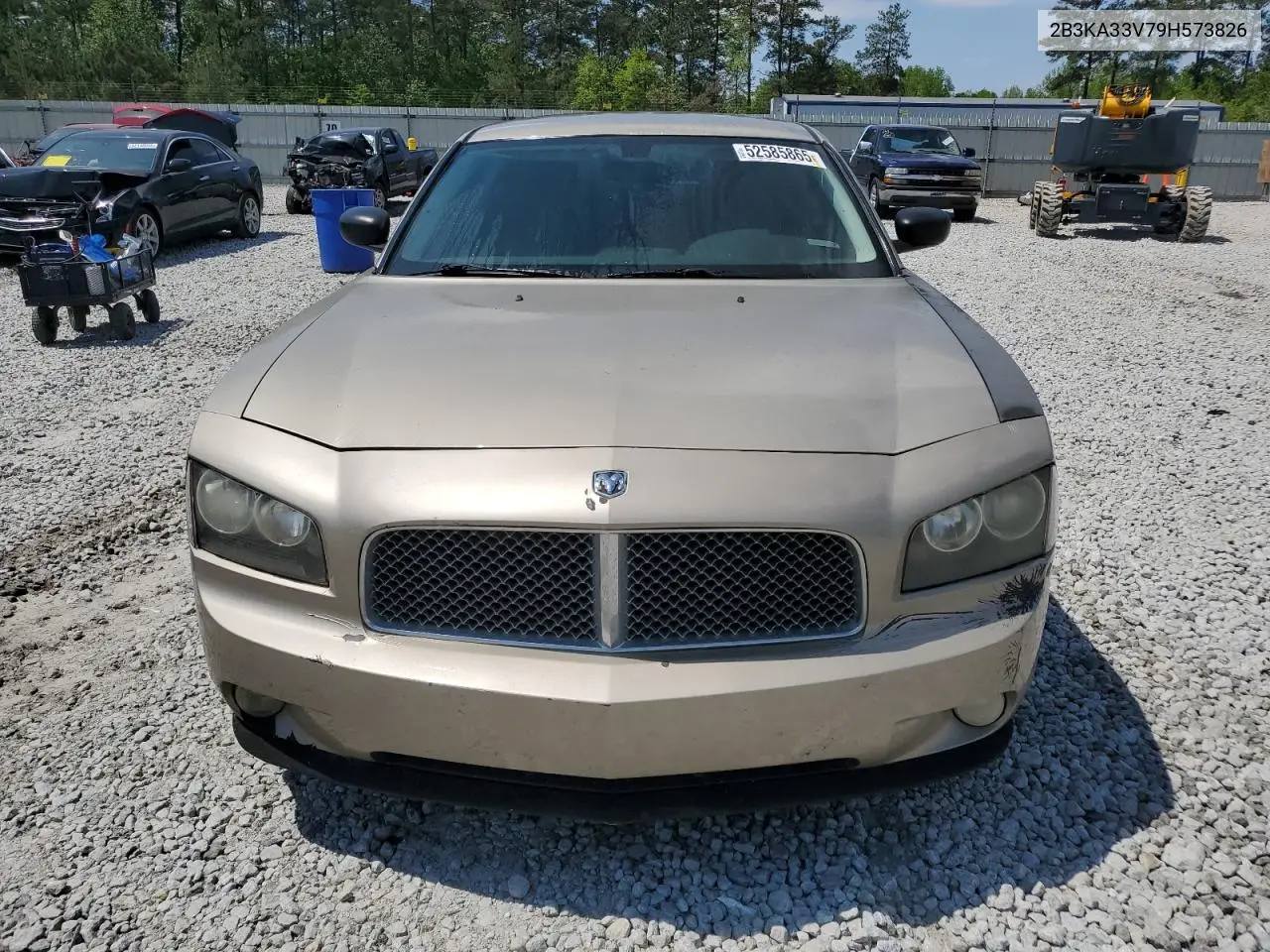 2009 Dodge Charger Sxt VIN: 2B3KA33V79H573826 Lot: 52585865