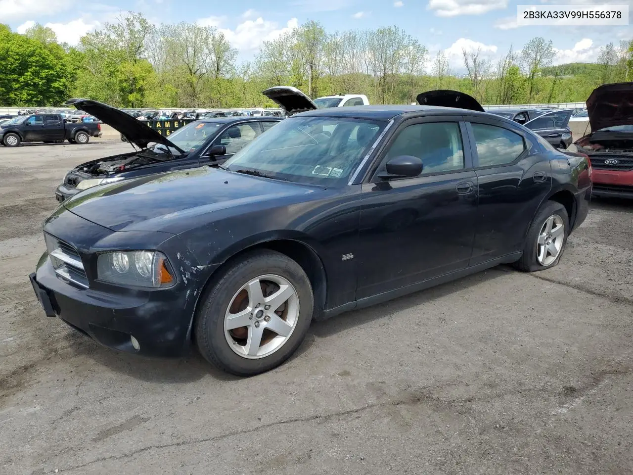 2009 Dodge Charger Sxt VIN: 2B3KA33V99H556378 Lot: 56139055