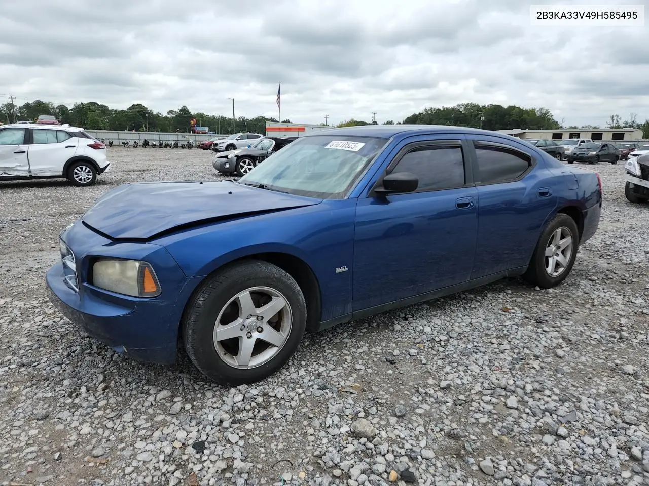 2009 Dodge Charger Sxt VIN: 2B3KA33V49H585495 Lot: 61610525