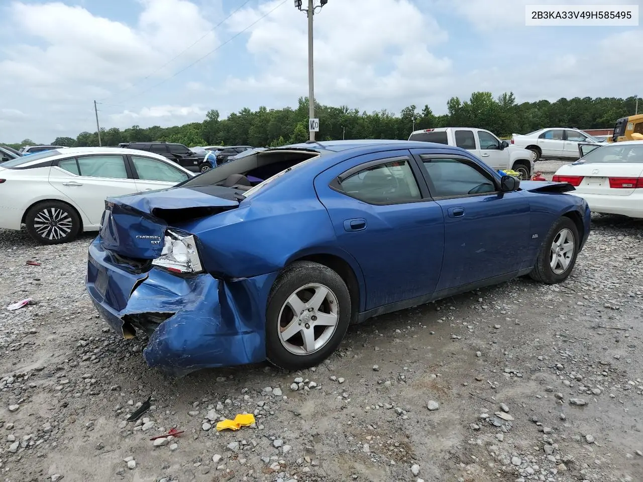 2009 Dodge Charger Sxt VIN: 2B3KA33V49H585495 Lot: 61610525