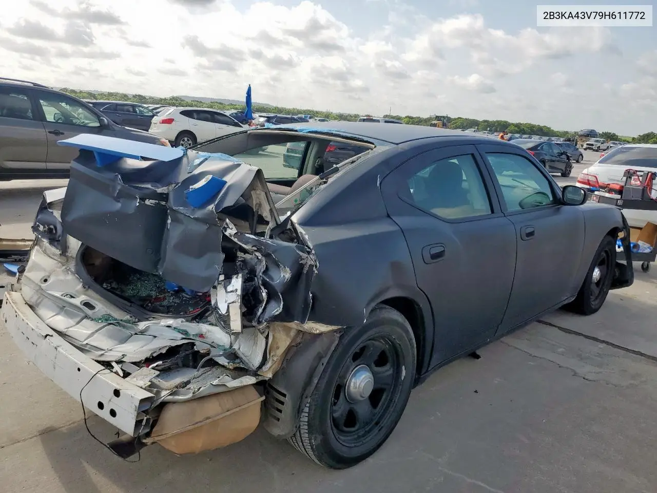 2009 Dodge Charger VIN: 2B3KA43V79H611772 Lot: 61766995