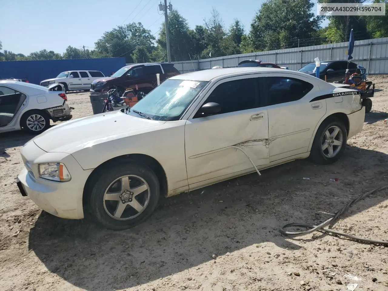 2009 Dodge Charger VIN: 2B3KA43D29H596704 Lot: 61953225
