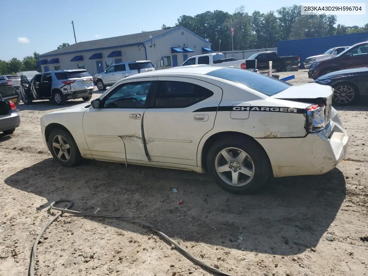 2009 Dodge Charger VIN: 2B3KA43D29H596704 Lot: 61953225