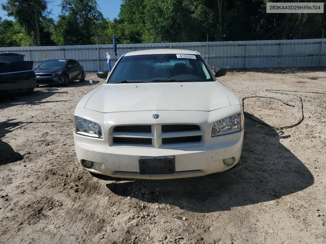 2009 Dodge Charger VIN: 2B3KA43D29H596704 Lot: 61953225