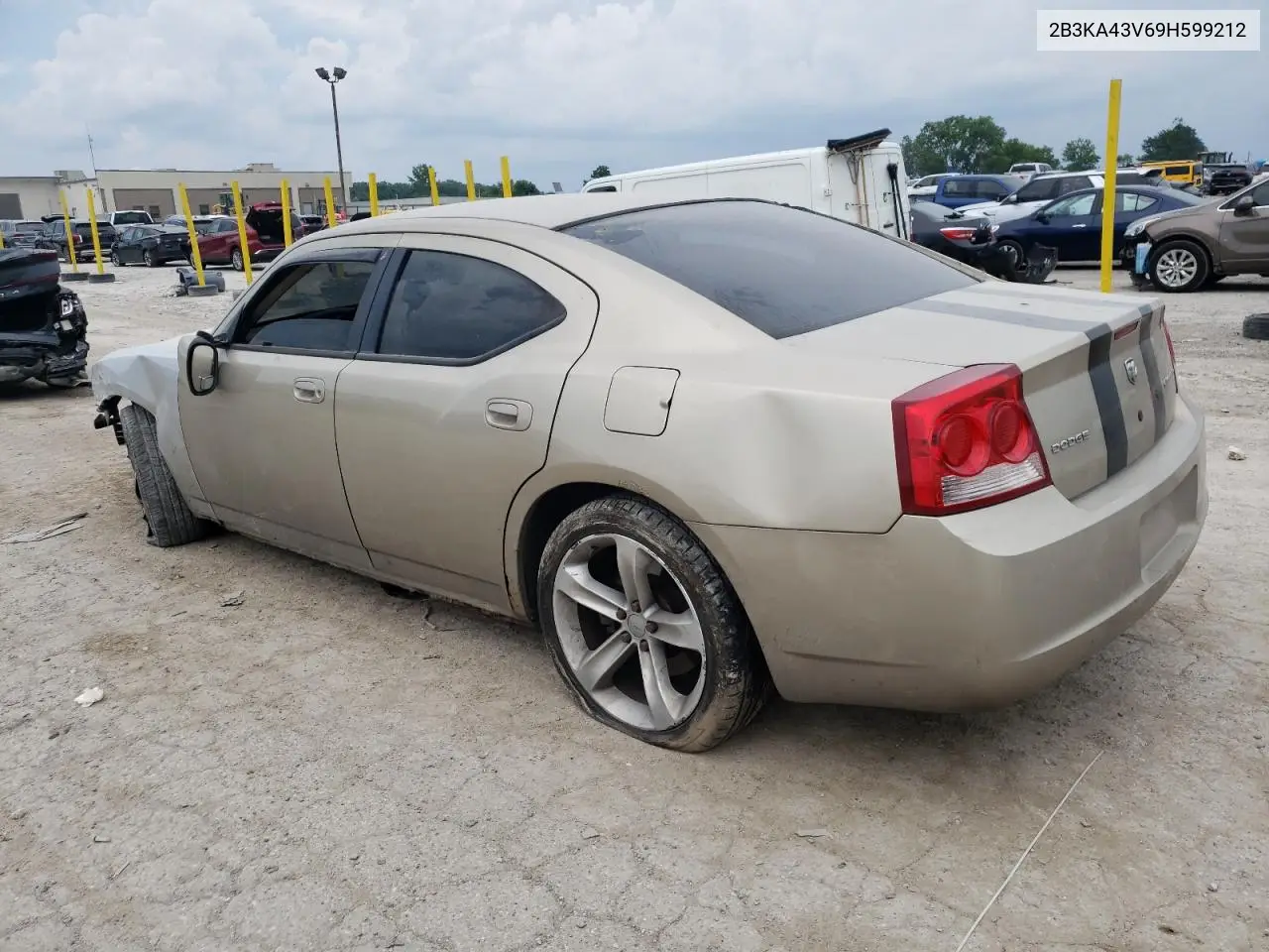 2009 Dodge Charger VIN: 2B3KA43V69H599212 Lot: 62234135