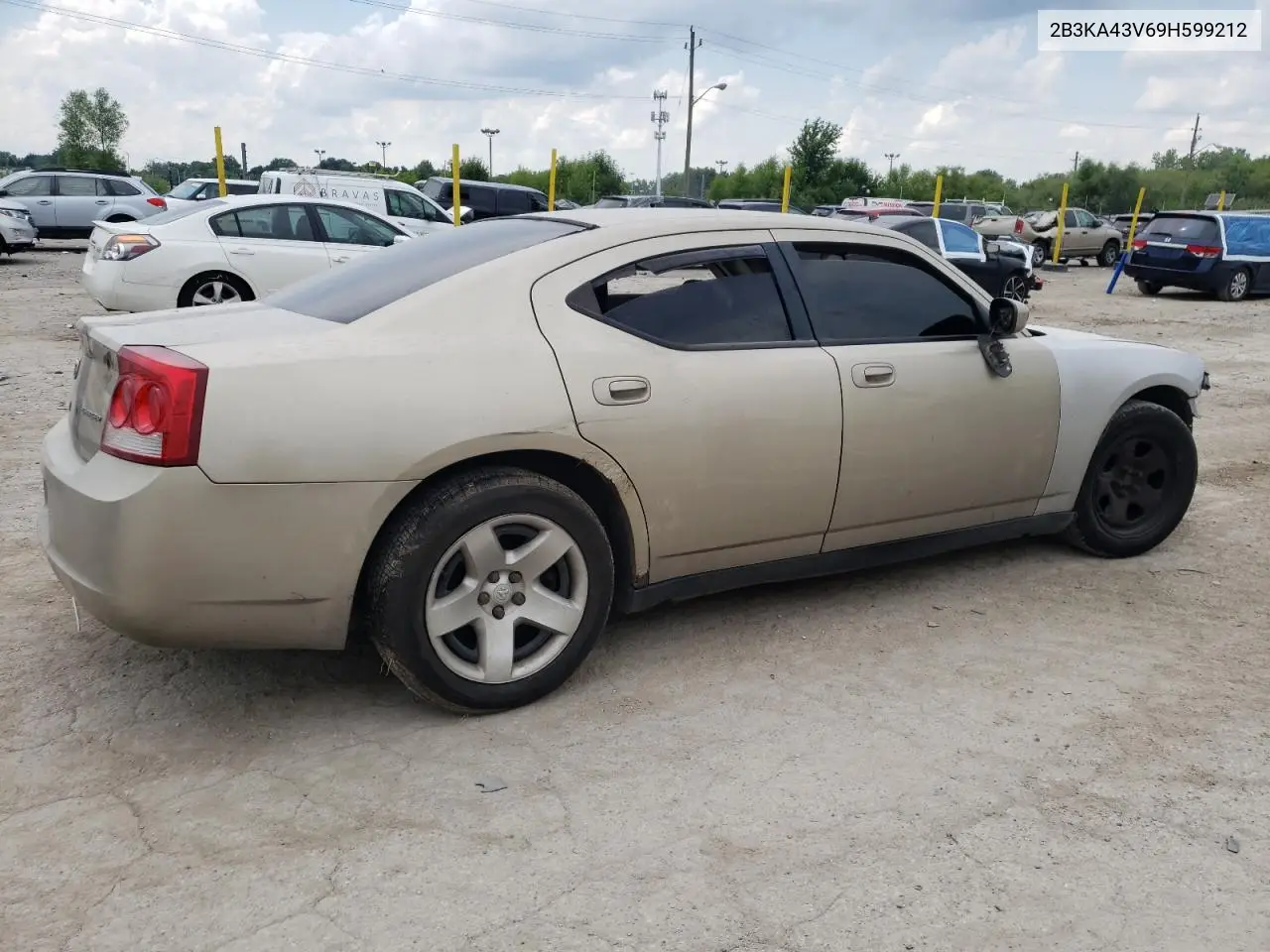 2009 Dodge Charger VIN: 2B3KA43V69H599212 Lot: 62234135