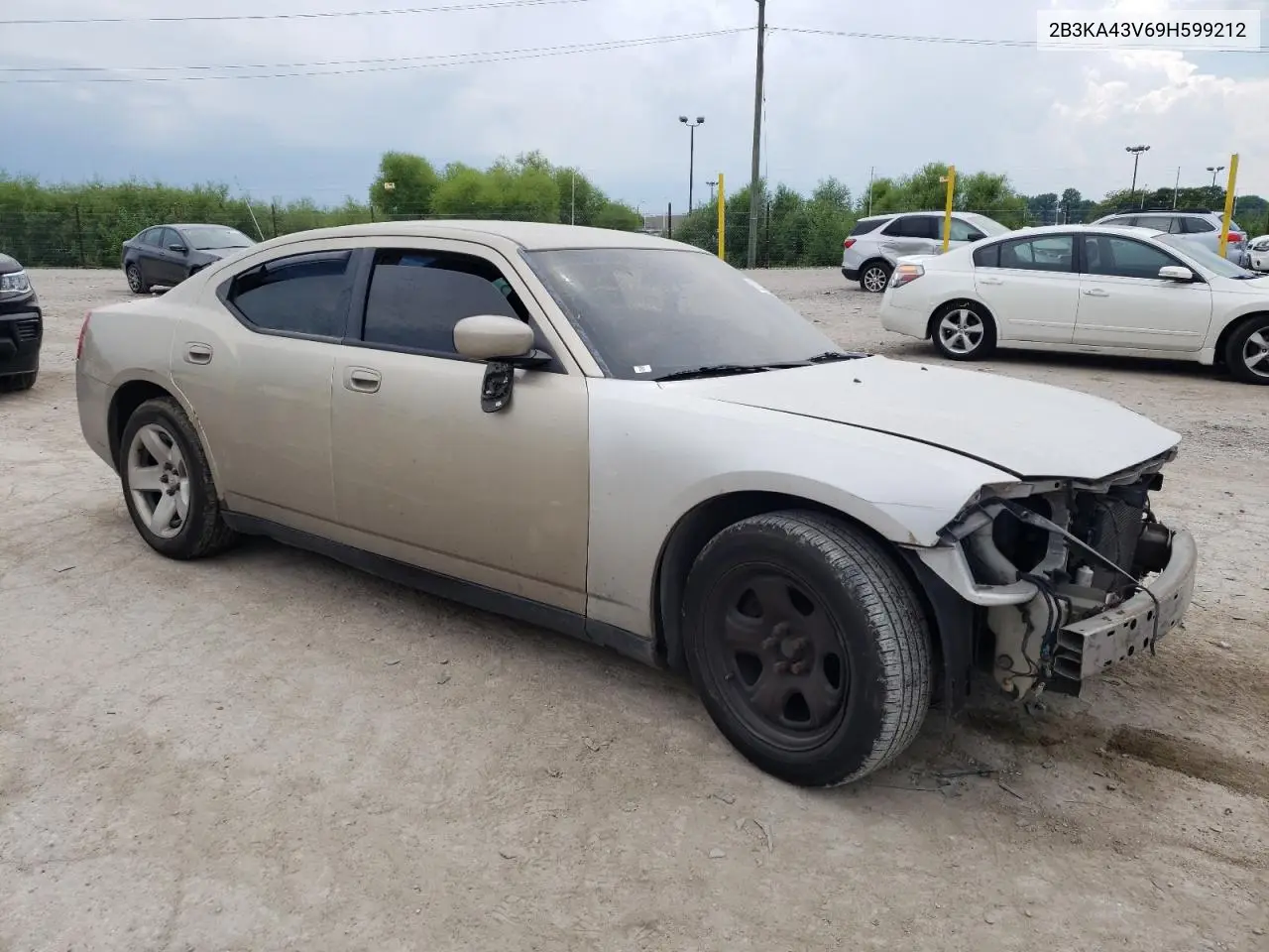 2009 Dodge Charger VIN: 2B3KA43V69H599212 Lot: 62234135
