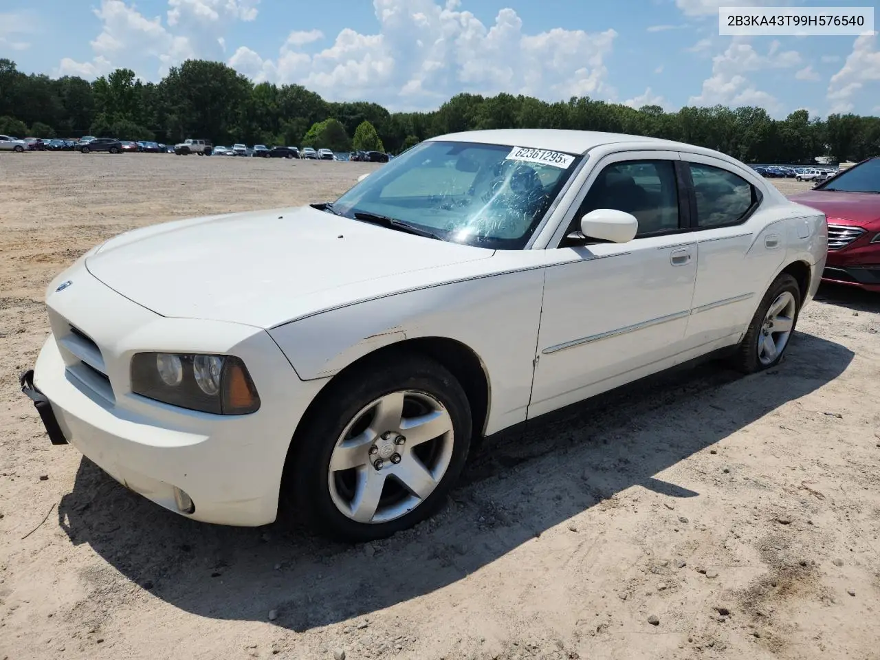 2009 Dodge Charger VIN: 2B3KA43T99H576540 Lot: 62361295