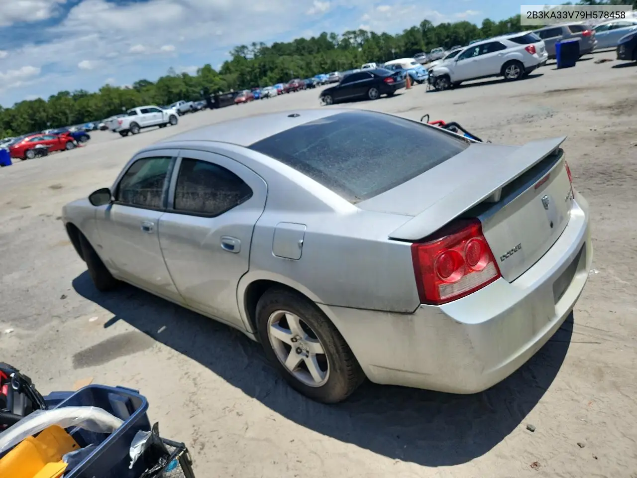 2009 Dodge Charger Sxt VIN: 2B3KA33V79H578458 Lot: 62729835