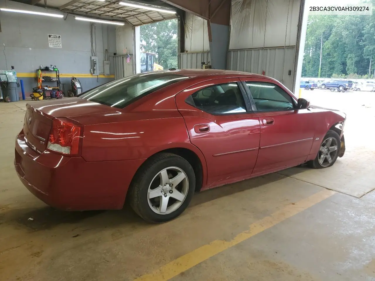 2010 Dodge Charger Sxt VIN: 2B3CA3CV0AH309274 Lot: 62400155