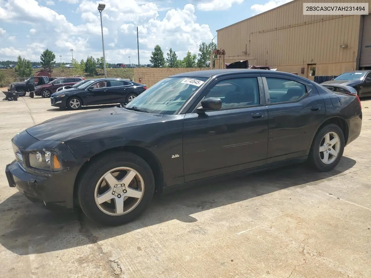 2010 Dodge Charger Sxt VIN: 2B3CA3CV7AH231494 Lot: 62740645