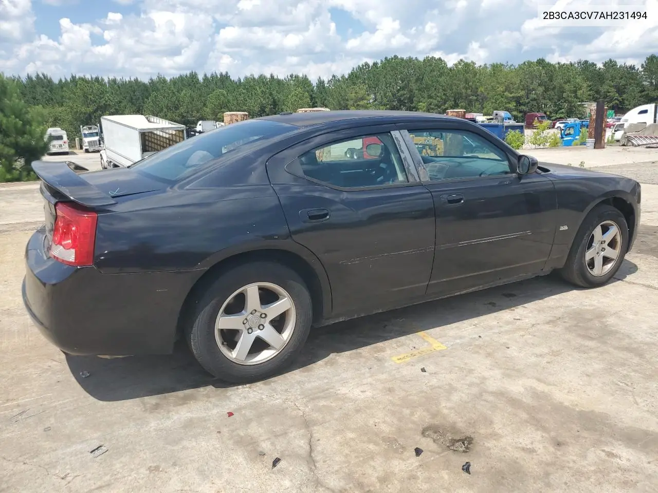 2010 Dodge Charger Sxt VIN: 2B3CA3CV7AH231494 Lot: 62740645
