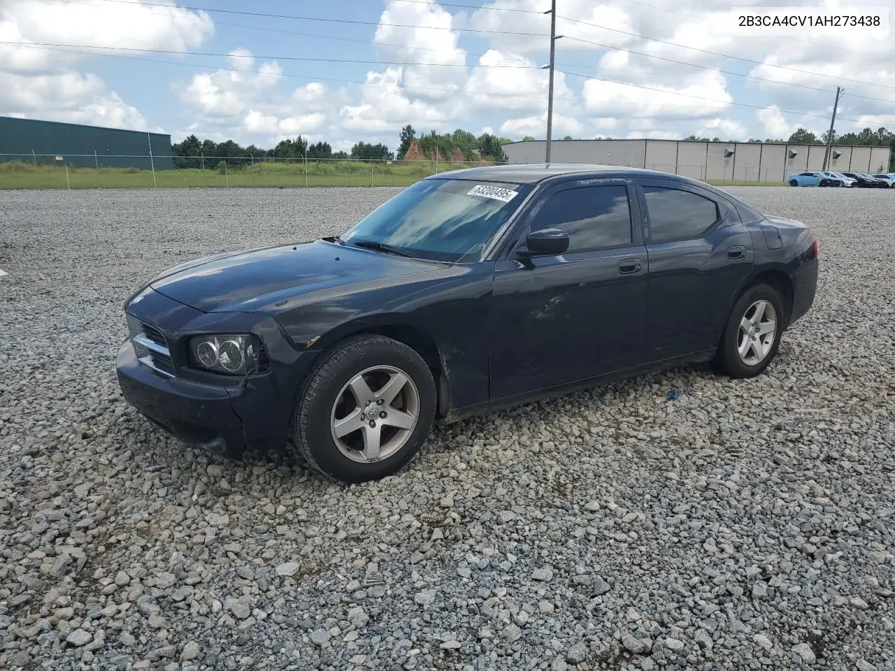 2010 Dodge Charger VIN: 2B3CA4CV1AH273438 Lot: 63200495