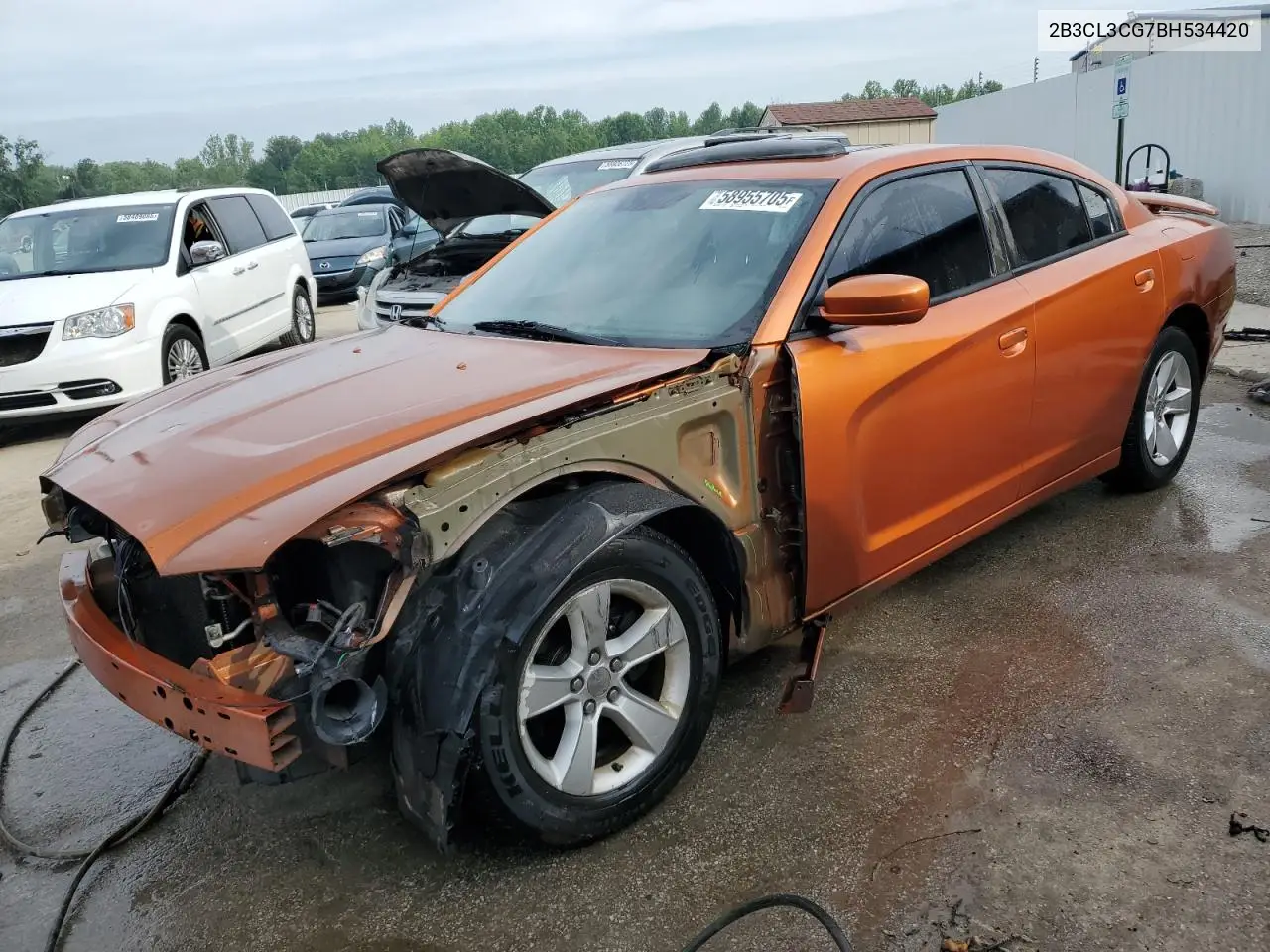 2011 Dodge Charger VIN: 2B3CL3CG7BH534420 Lot: 58955705