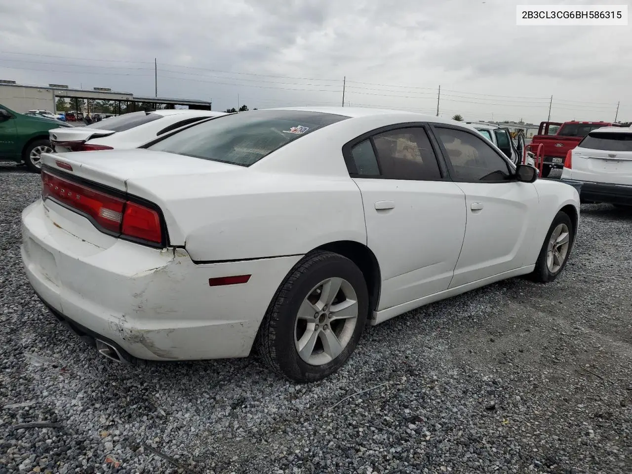 2011 Dodge Charger VIN: 2B3CL3CG6BH586315 Lot: 62893705