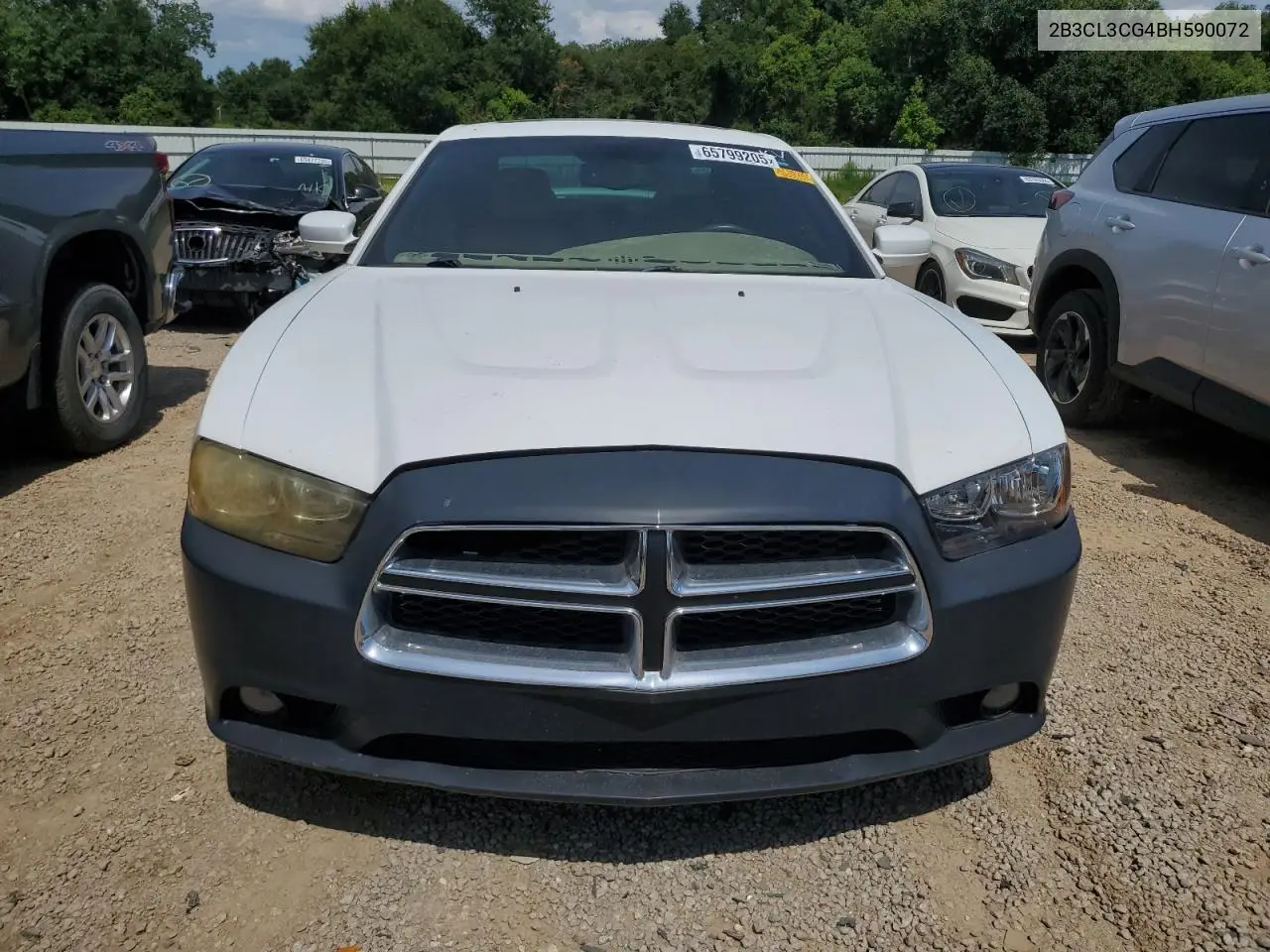 2011 Dodge Charger VIN: 2B3CL3CG4BH590072 Lot: 65799205