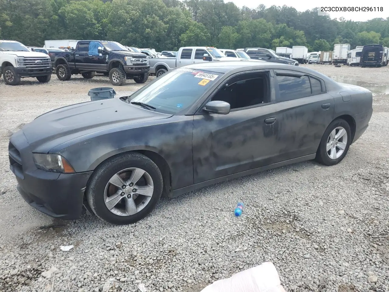 2012 Dodge Charger Se VIN: 2C3CDXBG8CH296118 Lot: 56945185