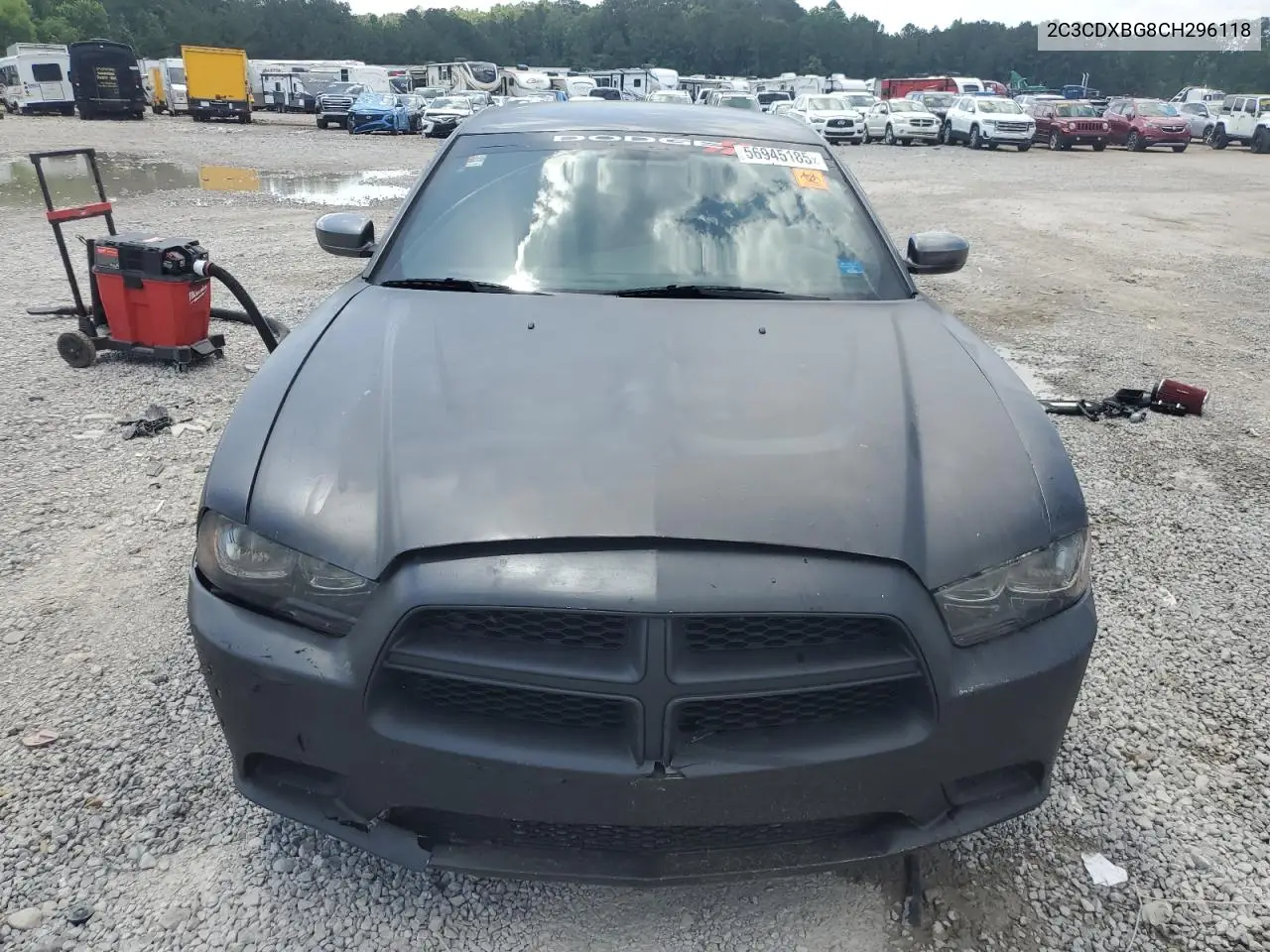 2012 Dodge Charger Se VIN: 2C3CDXBG8CH296118 Lot: 56945185